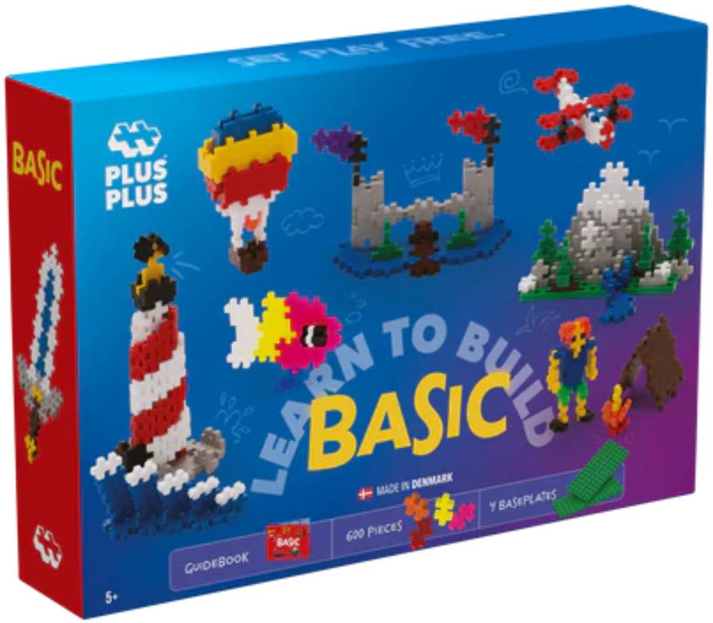Set Constructie Plus-Plus 600 Piese, Learn to Build
