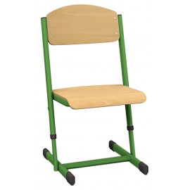 Scaun școlar Moje Bambino T, Verde, Înălțime Reglabilă
