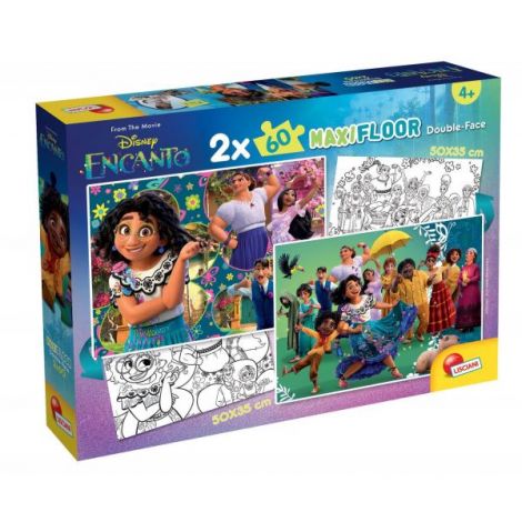 Puzzle Lisciani Encanto de Colorat 2x60 Piese