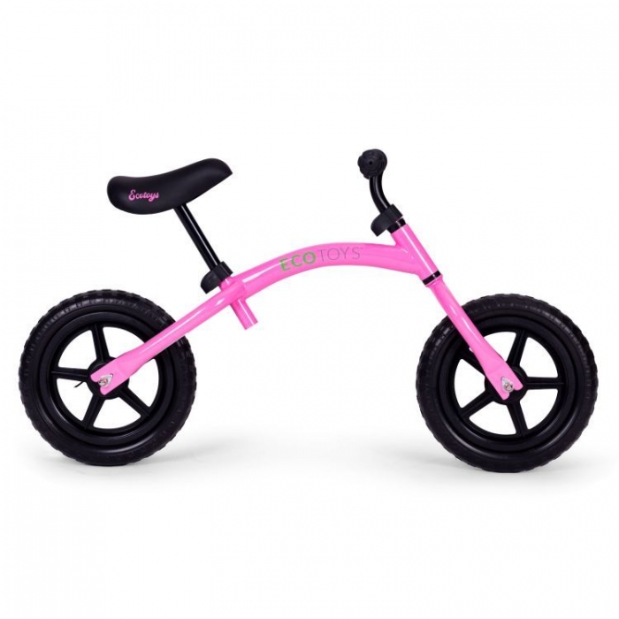 Bicicleta Fără Pedale Ecotoys Roz, EVA