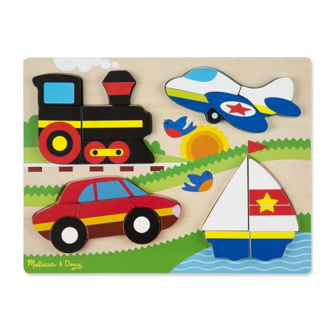 Puzzle Lemn Vehicule Melissa & Doug