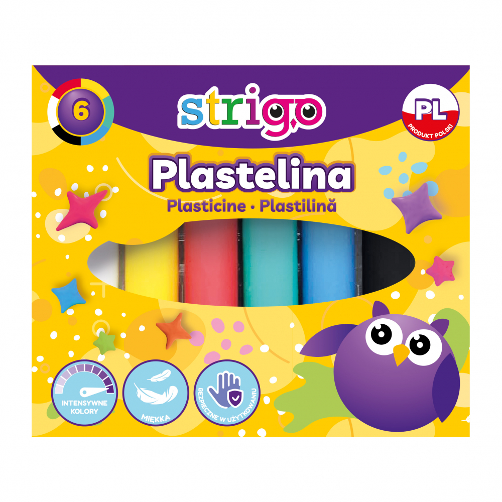 Plastilina Strigo Set 6 Culori - Joc Creativ