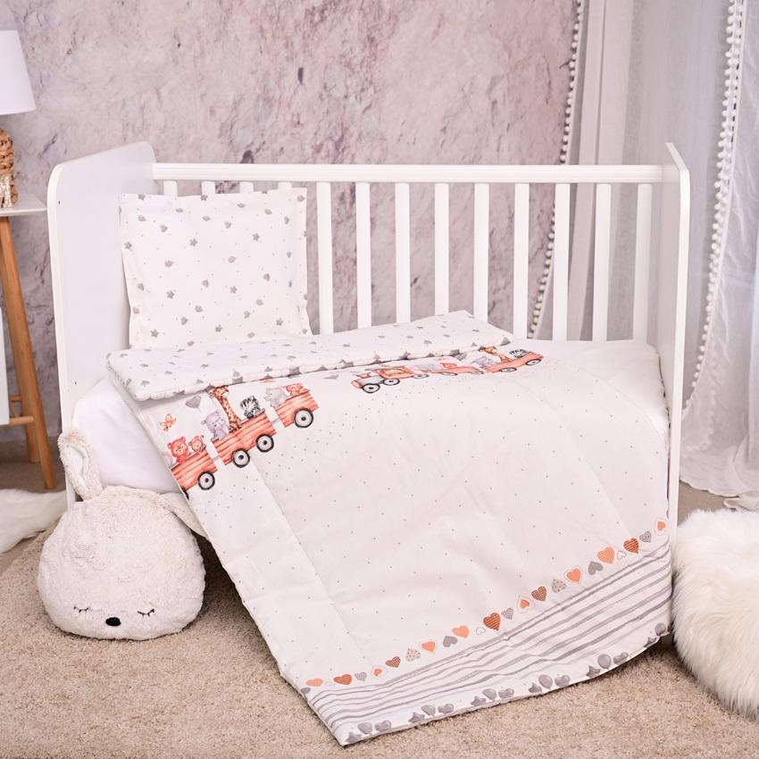 Lenjerie Pat 3 Piese Bumbac Ranforce Lorelli