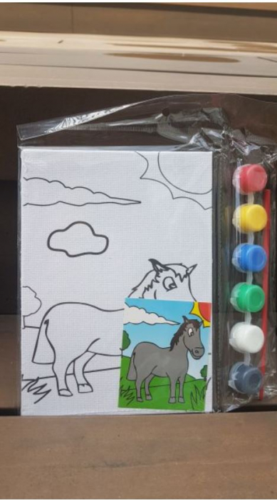 Set Pictură Pe Pânză Colorart - Calut 10x15cm