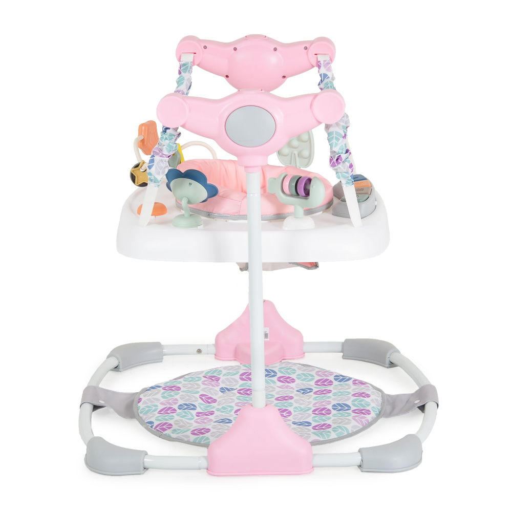 Jumper Moni Hop Roz Rotativ 360° cu Panou Muzical - imagine 2