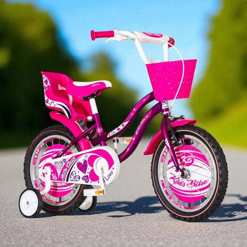 Bicicleta Visitor Little Heart 12" | Siguranță și Distracție - imagine 2
