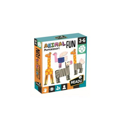 Joc Montessori Animale Tactile Headu | Creativitate și Fun