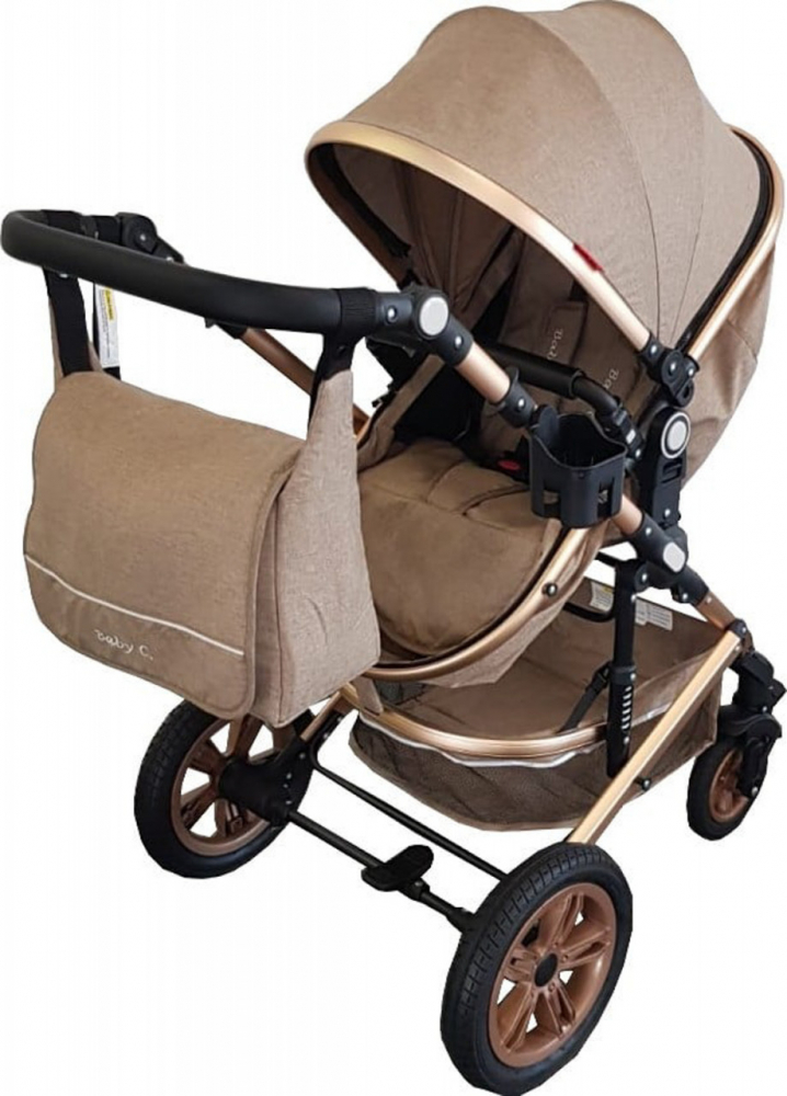 Baby Care Pro 530 Carucior 3-in-1 Premium Maro - imagine 3