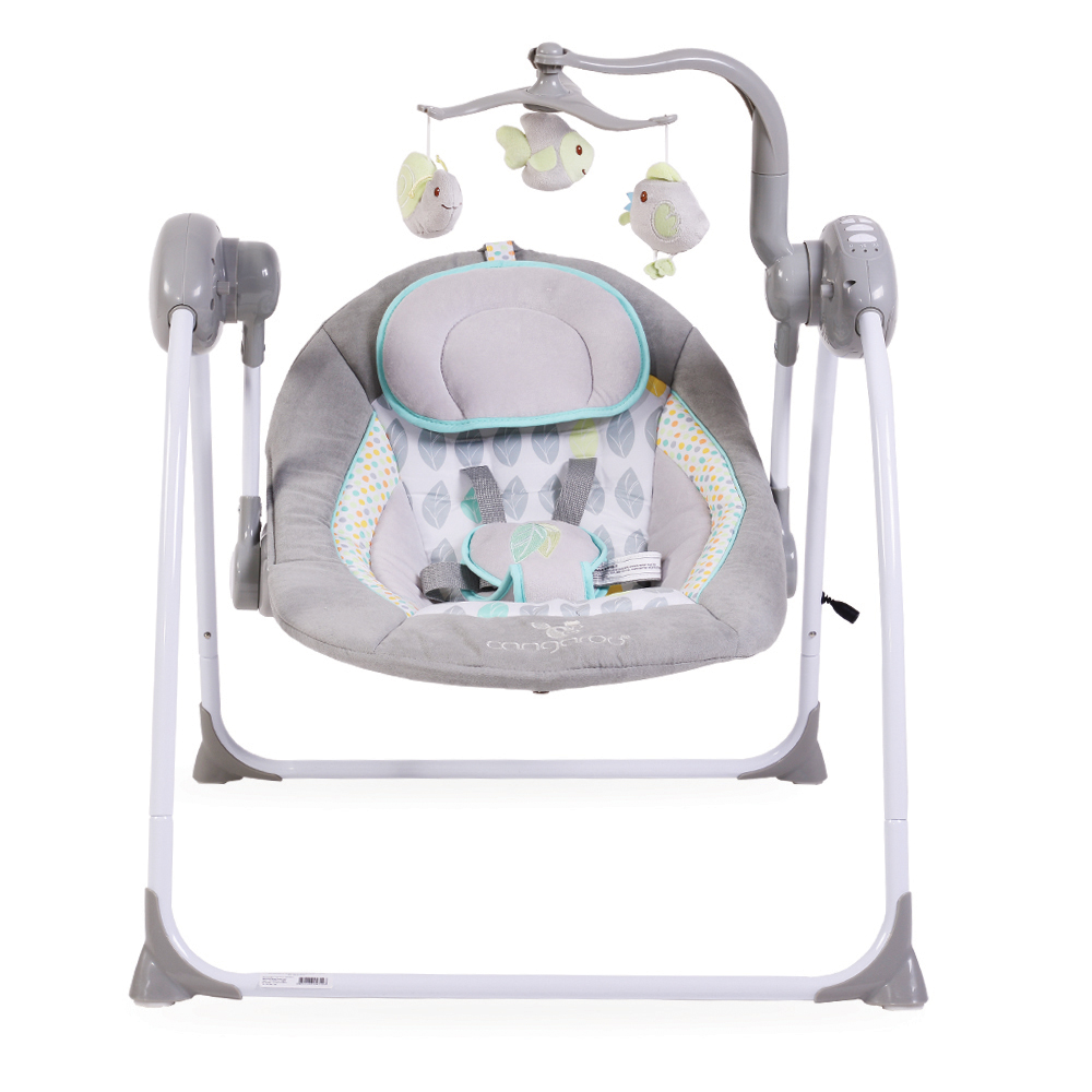 Leagan Electric Cangaroo Baby Swing+ Grey, Priza