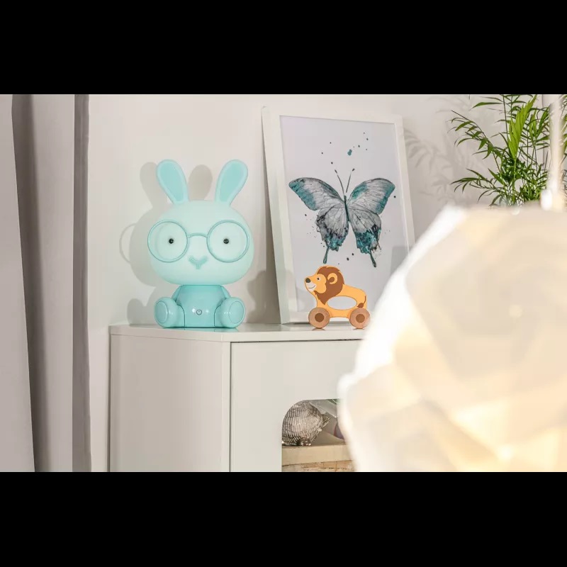 Lampa Veghe Iepuras Albastru Nicekids | Somn Linistit - imagine 8