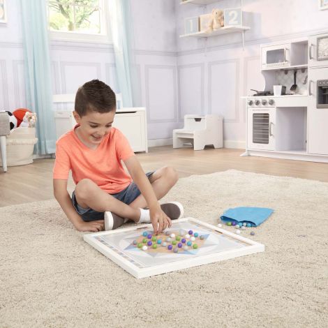 Joc 2 in 1 Solitaire și Sah Chinezesc - Melissa & Doug - imagine 4