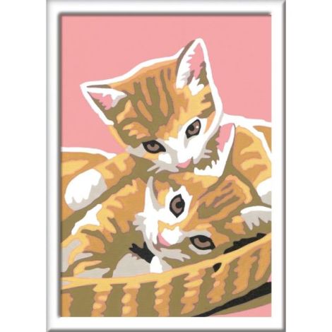 Ravensburger CreArt Pisicute Pictura Numere Copii - imagine 3