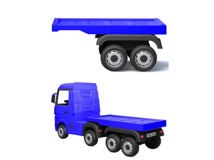 Semiremorca pentru camion electric Mercedes Actros  Albastru