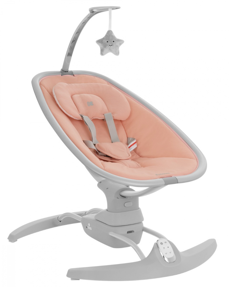 Leagan Electric KikkaBoo Spinny Pink cu Telecomanda - imagine 8