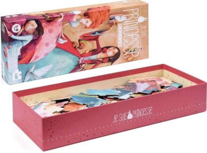 Puzzle Printese Londji, 100 piese, 5-8 ani