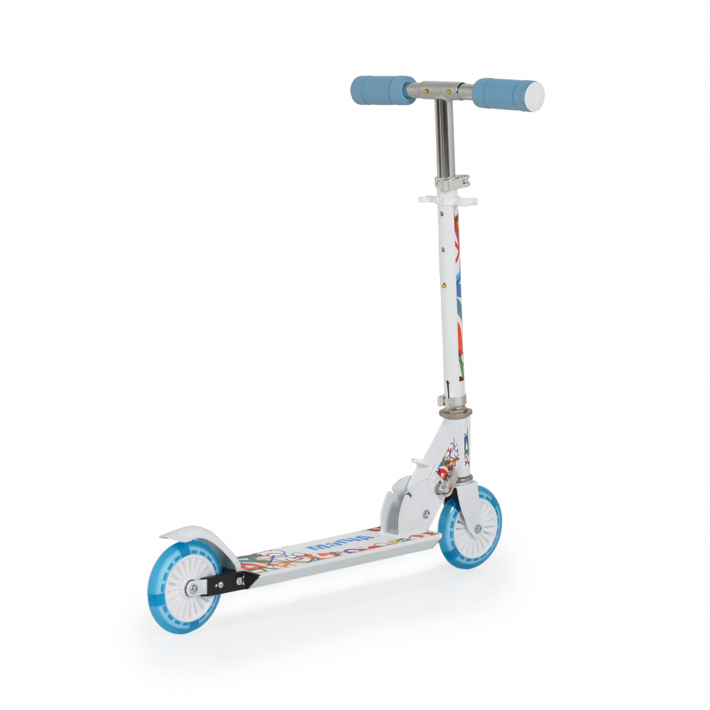 Trotineta Pliabila Moni Magic Blue, 3-8 Ani - imagine 5