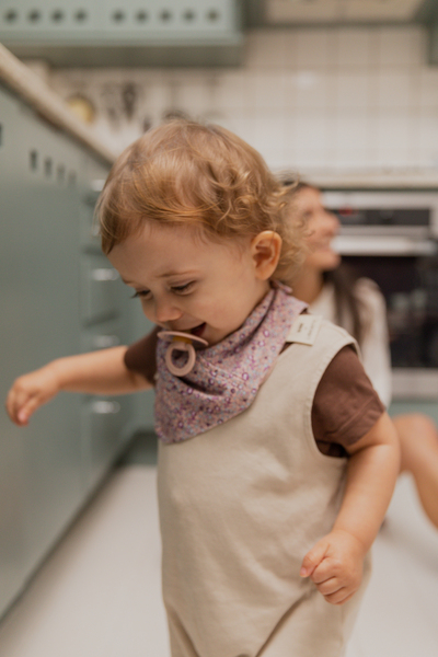 Bavetică Bandana Bibs x Liberty Eloise – Eleganță Rafinată