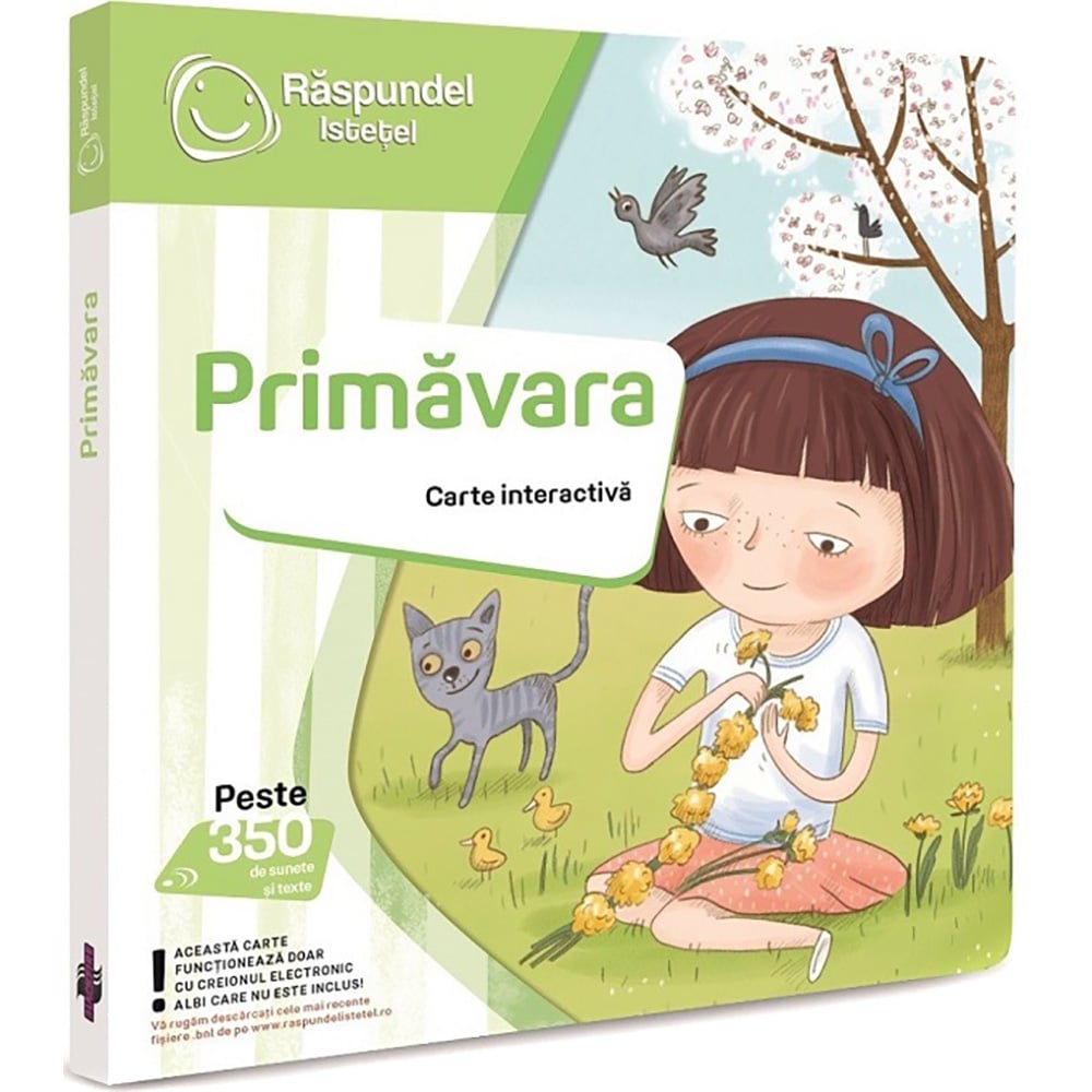Carte Interactivă Răspundel Istetel: Primăvara - 350+ Sunete
