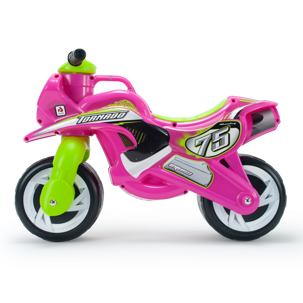 Injusa Tundra Tornado Roz - Motocicleta Copii 18m+