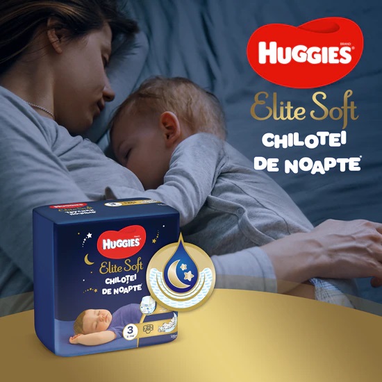 Huggies Elite Soft Noapte Mar.4 - Scutece Absorbente - imagine 7