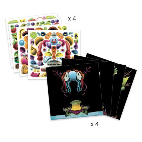 Stickere Fructe Arcimboldo Djeco | Joc Creativ - imagine 3