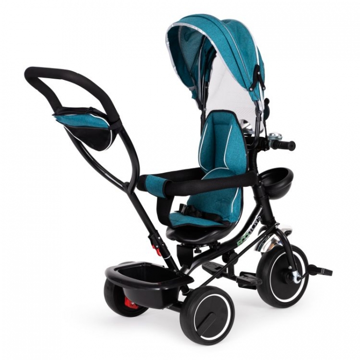 Tricicleta Ecotoys Verde cu Șezut Rotativ - imagine 5