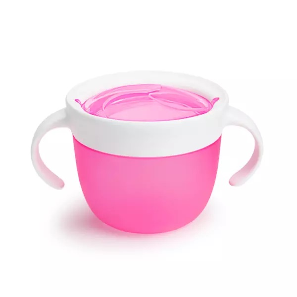 Recipient gustari Munchkin Snack, 12L+, Pink - imagine 4