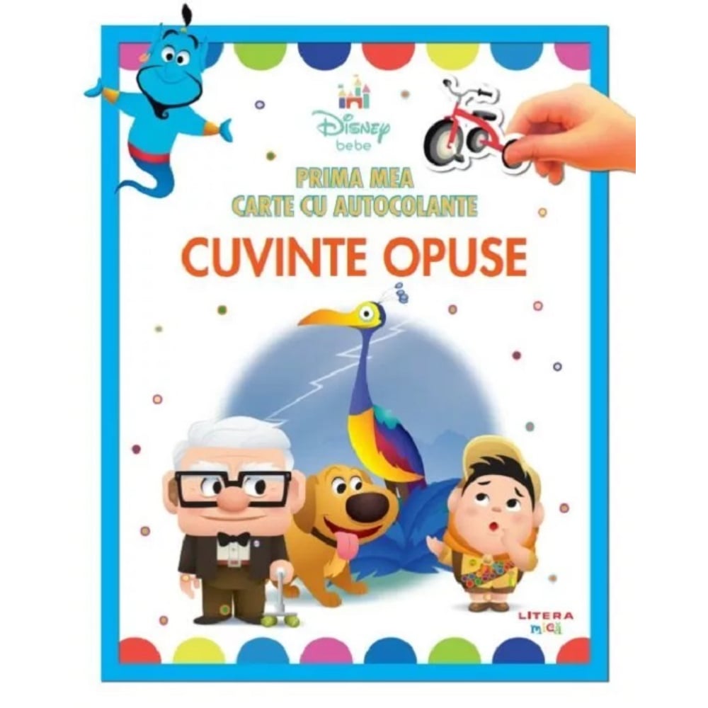 Disney Bebe Cuvinte Opuse - Carte Autocolante Litera