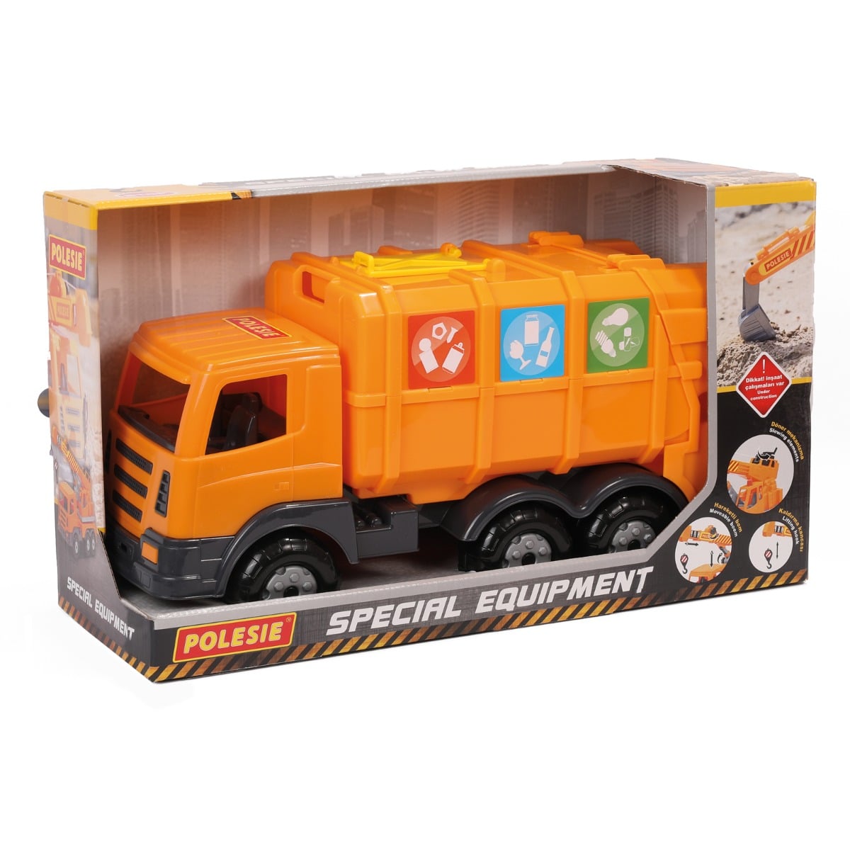Mașină Reciclare Polesie Prestige Orange