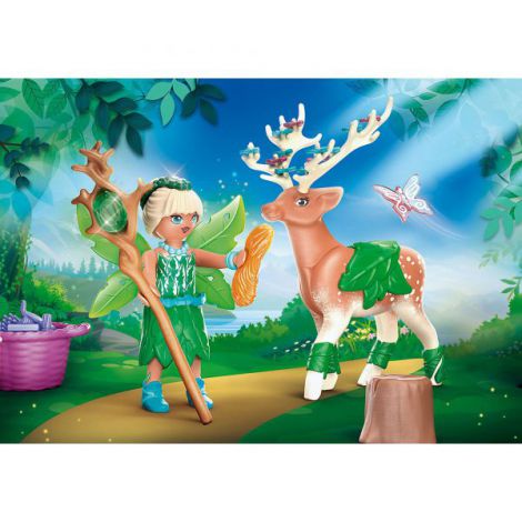 Playmobil Forest Fairy cu Animalul de Suflet - Ayuma - imagine 4