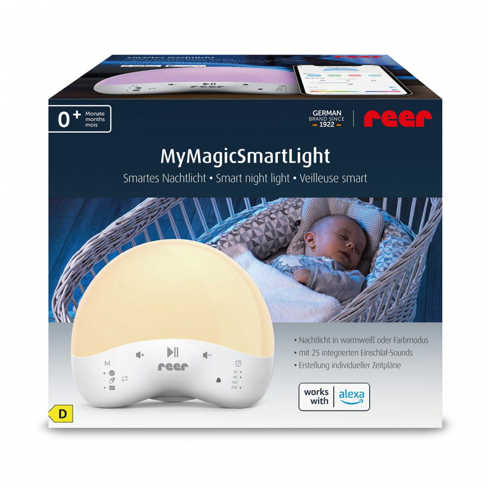 Lampa de veghe Reer MyMagic SmartLight, 25 sunete - imagine 2