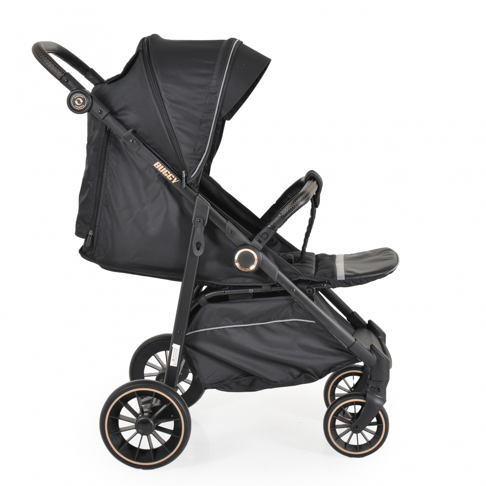 Moni Buggy Black - Carucior aluminiu reglabil 0-22kg