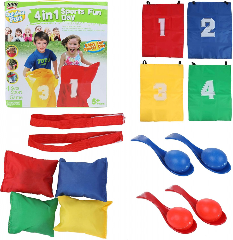 Ikonka Set 4in1 Party Garden - Jucarii Exterior - imagine 2