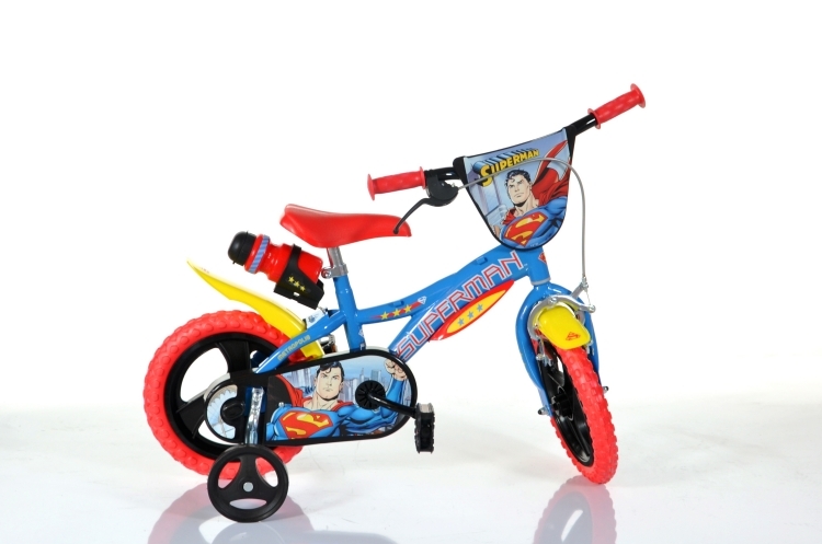 Bicicleta 12 Superman Dino Bikes | Roti EVA Silentioase