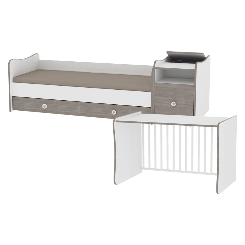 Mobilier Transformabil Trend Plus Lorelli White - imagine 2