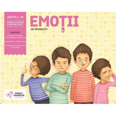 Joc Emoții Chalk and Chuckles - Română 6 ani+ - imagine 2