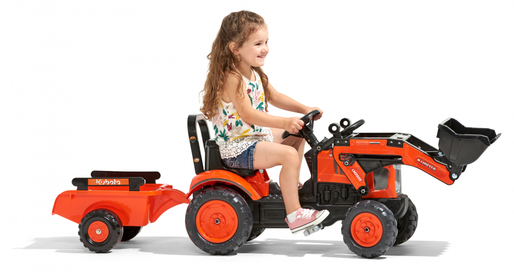 Tractor Falk cu Remorcă și Excavator - imagine 3