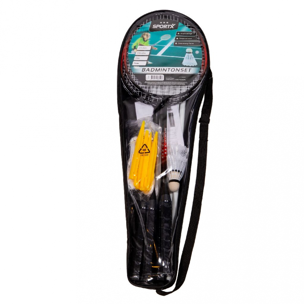 Set Badminton SportX cu Husă de Transport - imagine 3