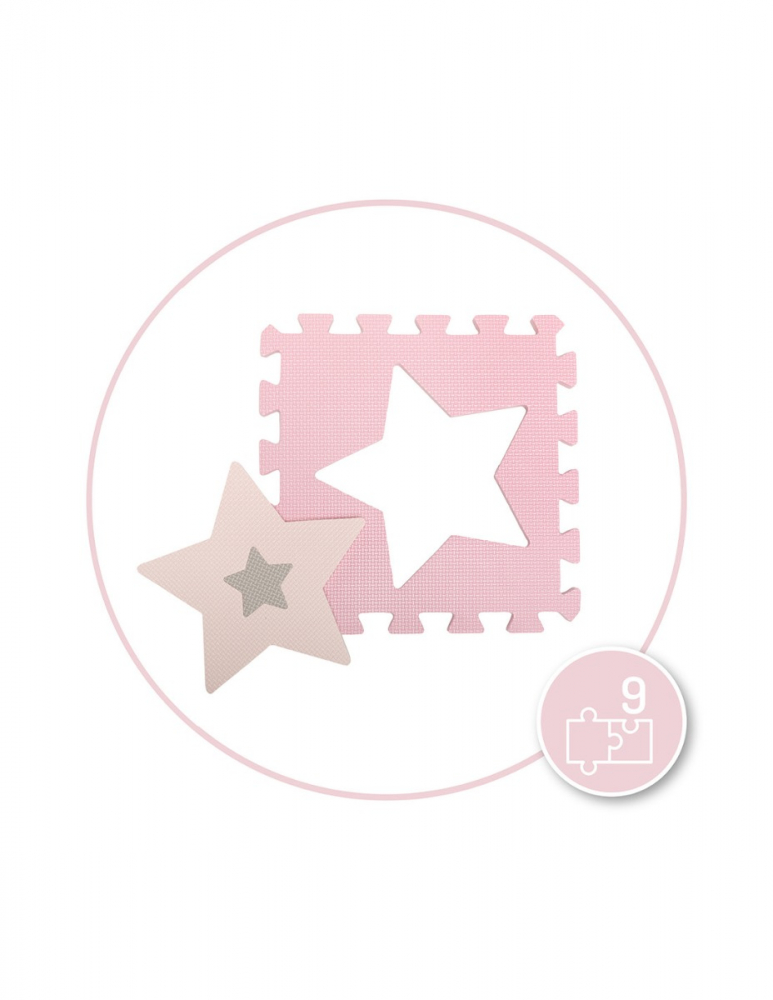 Covoras joaca MoMi Nebe Pink 93x93 cm - imagine 4