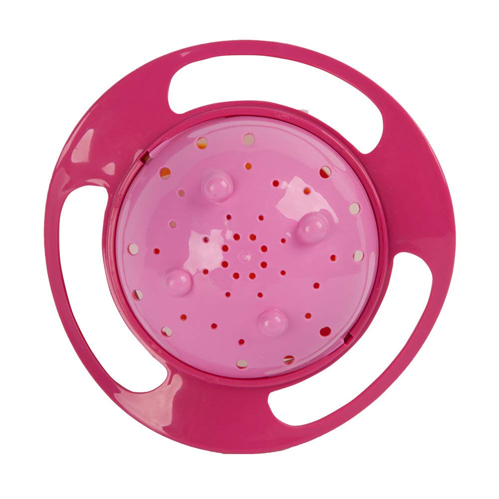 Babyjem Amazing Bowl Pink, Bol Rotativ 360° - imagine 3