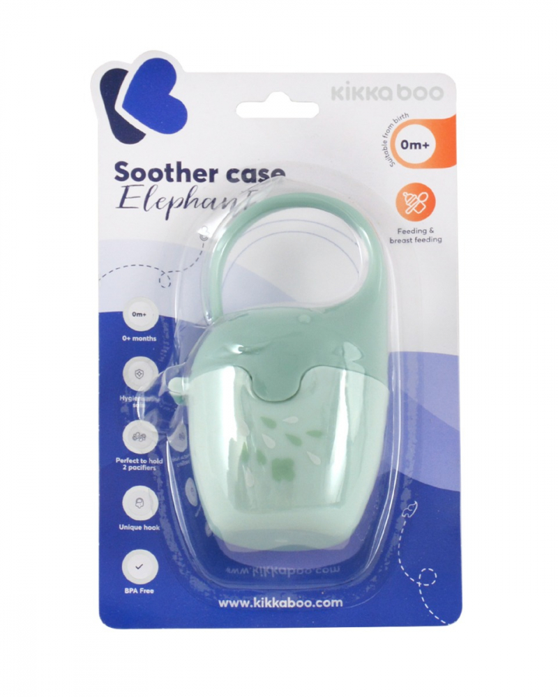 Cutie Suzete KikkaBoo Elephant Mint, Agatare Universala