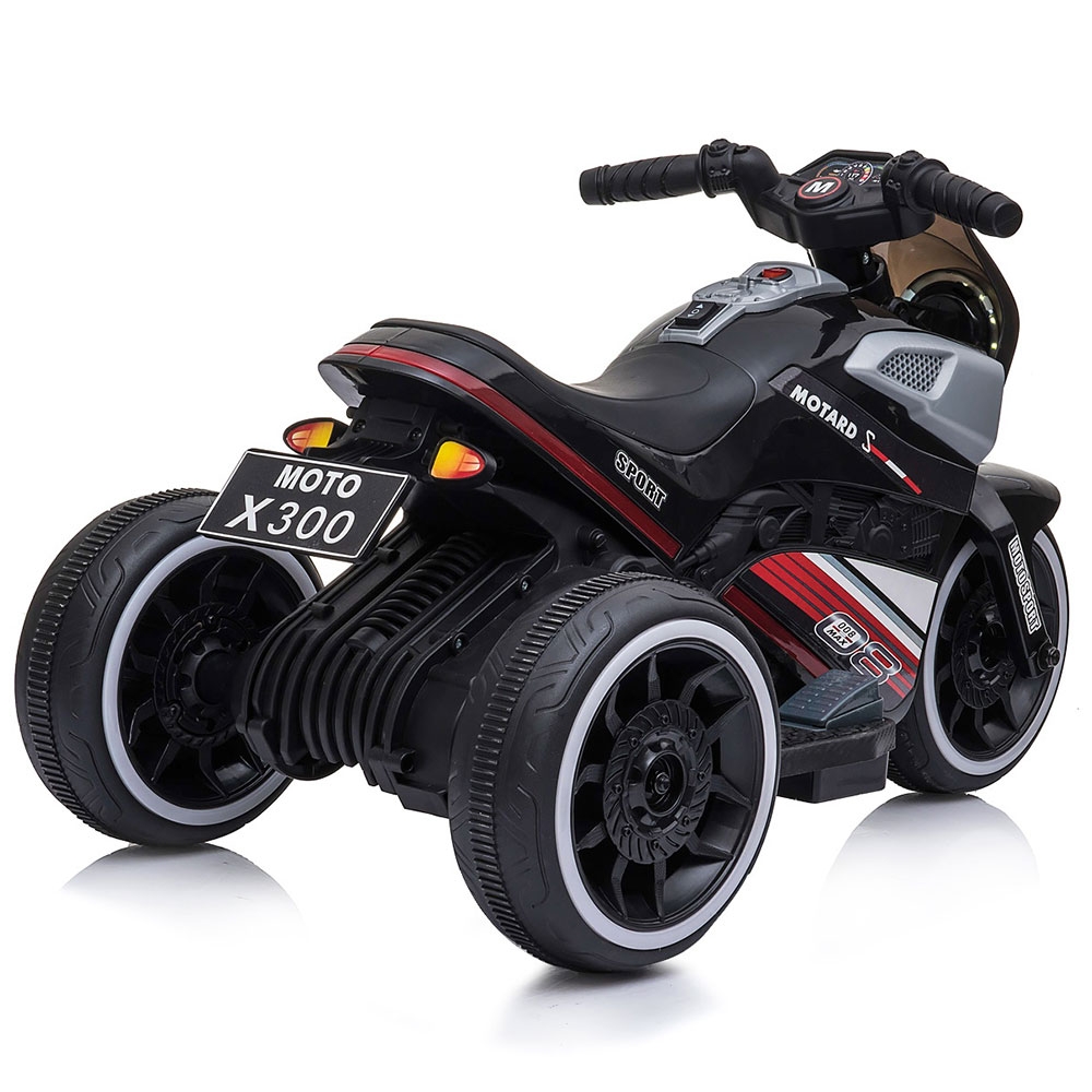 Motocicleta Chipolino Sport Max Black 6V - imagine 5