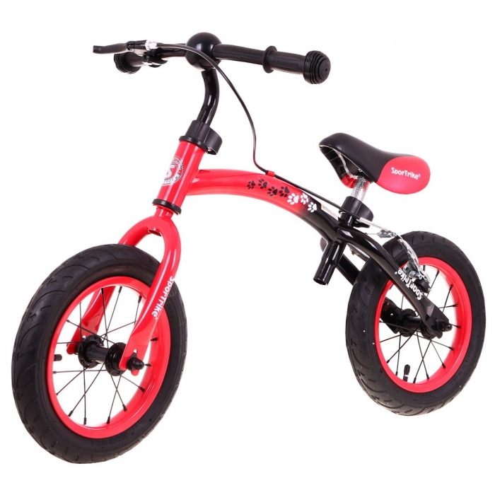 Bicicletă SporTrike fără pedale roșie - imagine 5