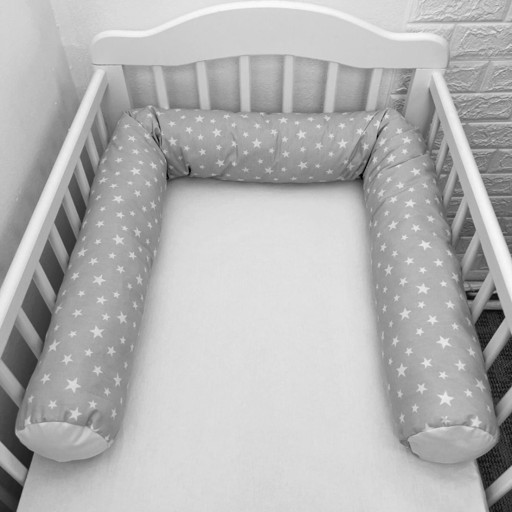 Perna Bumper Deseda Steluțe Gri 180 cm
