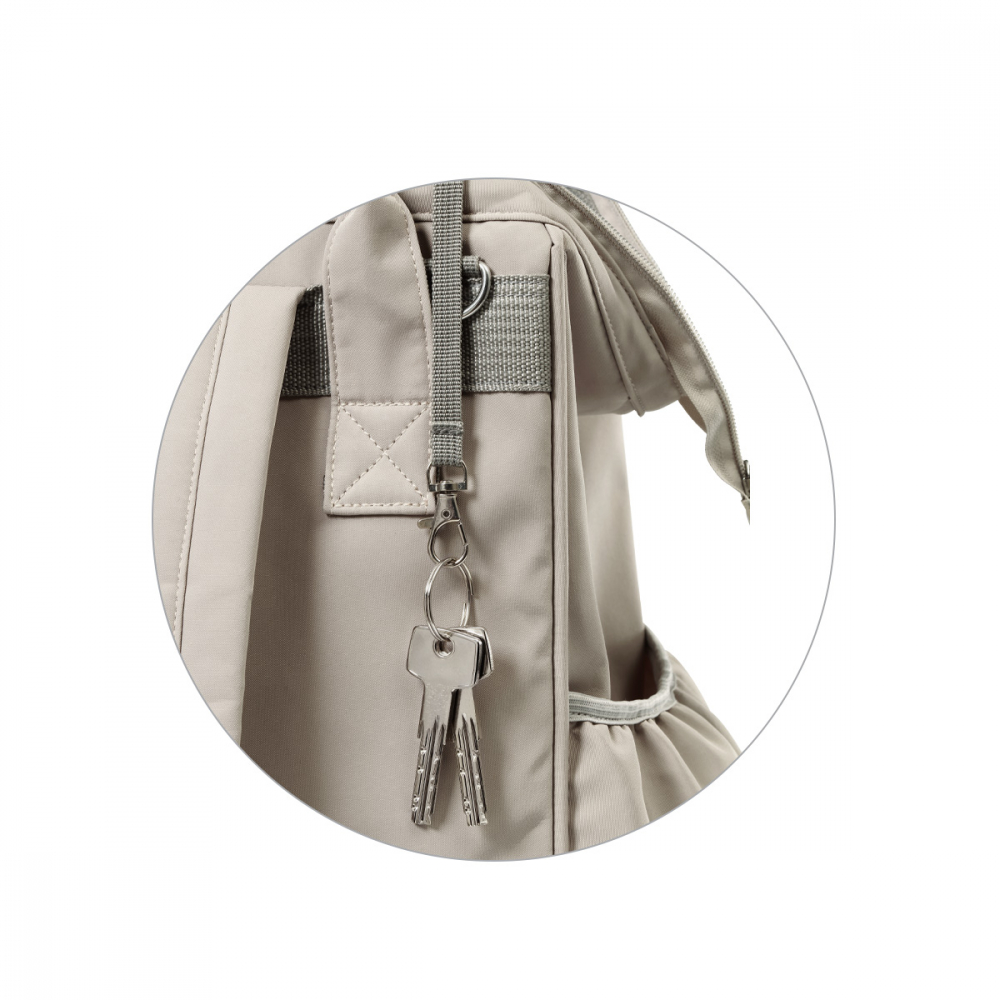 Rucsac Mamici Babyono Modern Style Bej | Practic & Elegant - imagine 10