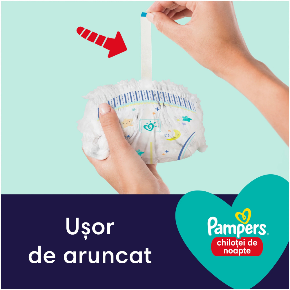 Pampers Night Pants M, 6-11kg, 29 buc - imagine 2