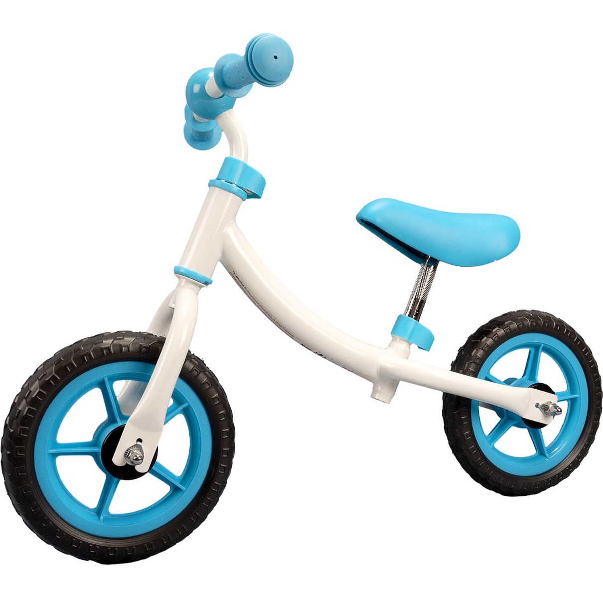 Bicicleta fara pedale Action One Baby Bliss, 10 inch, Alb