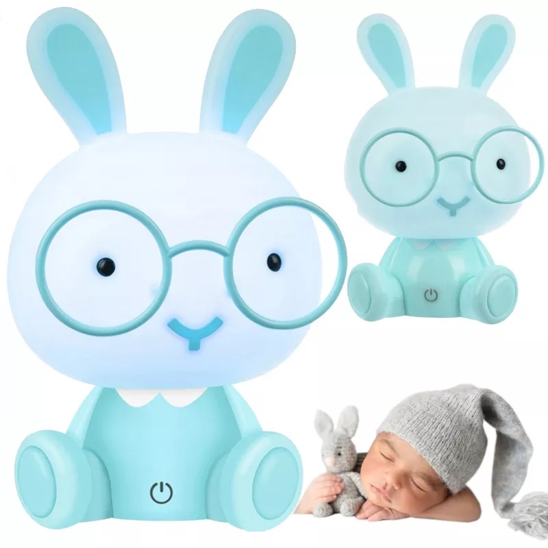 Lampa Veghe Iepuras Albastru Nicekids | Somn Linistit - imagine 5