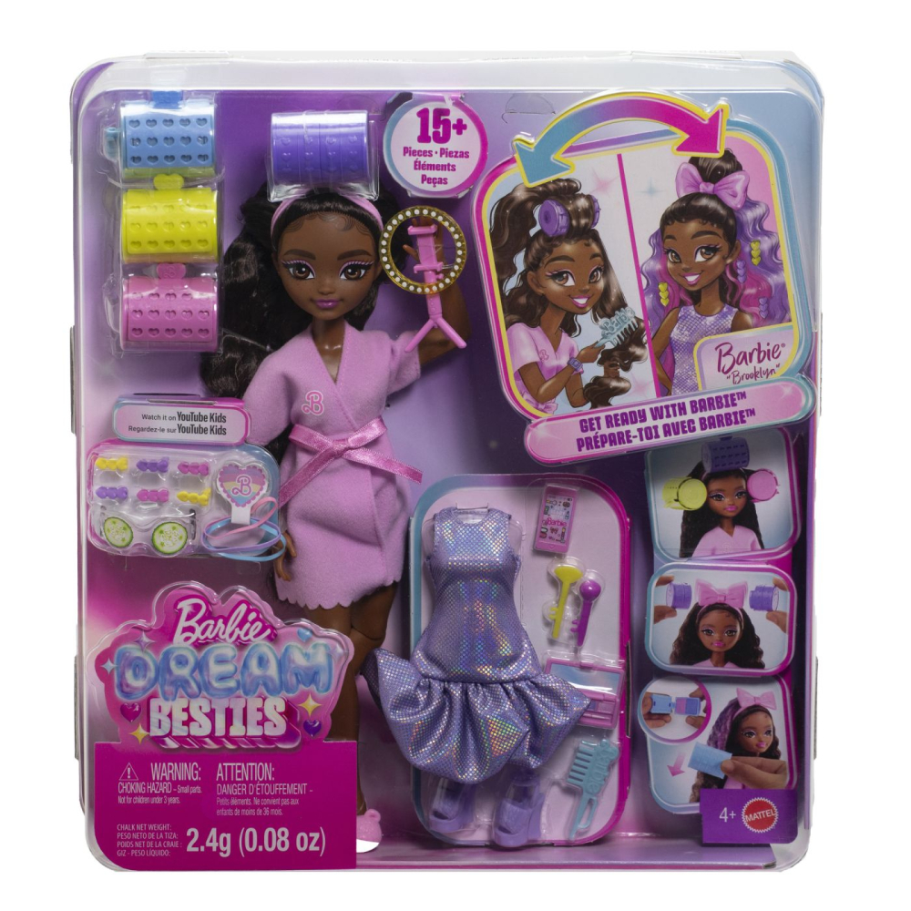 Papusa Barbie Brooklyn cu 15+ Accesorii Mattel
