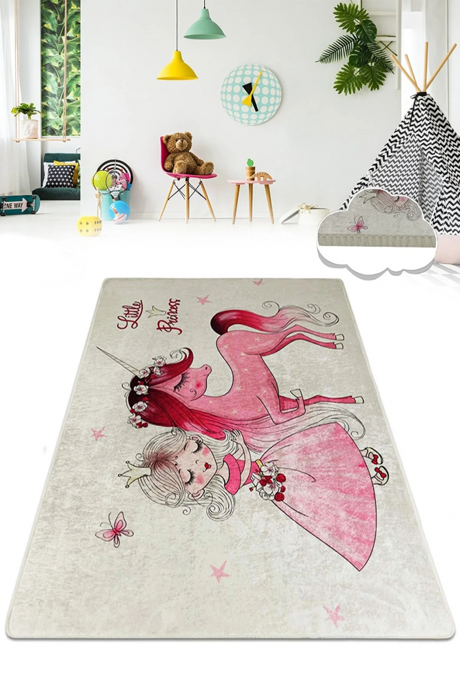Covor Antiderapant Little Princess 150x200 cm Chilai - imagine 2